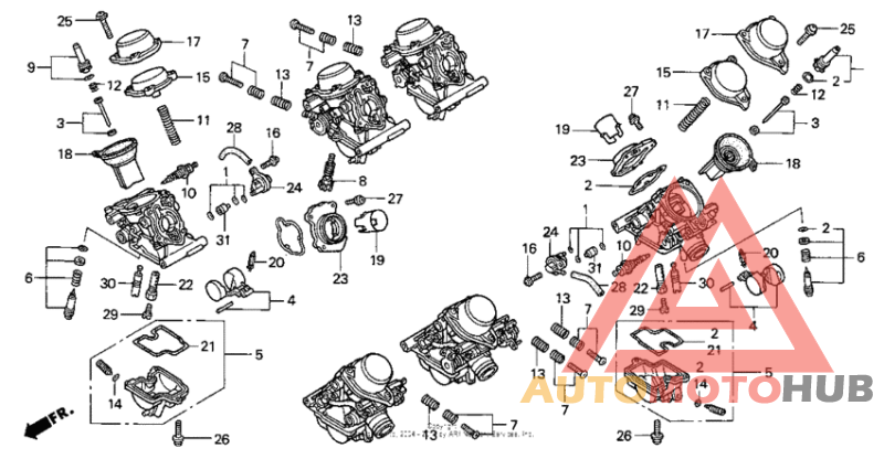 Компоненты карбюратора