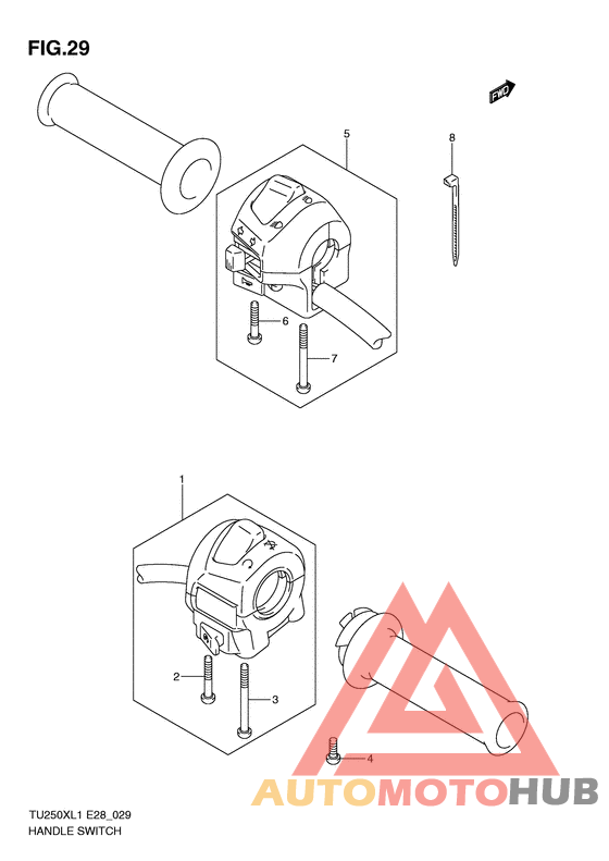 Рулевой переключатель
