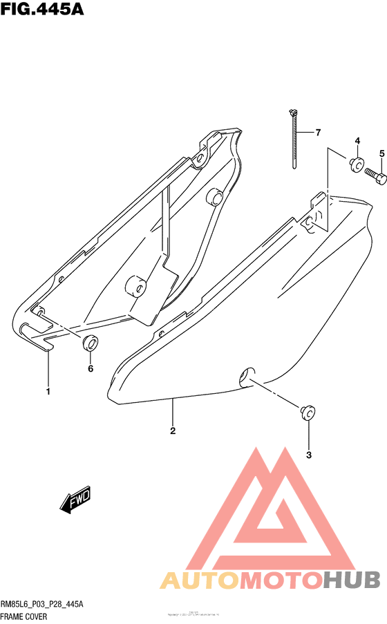 Обтекатель рамы