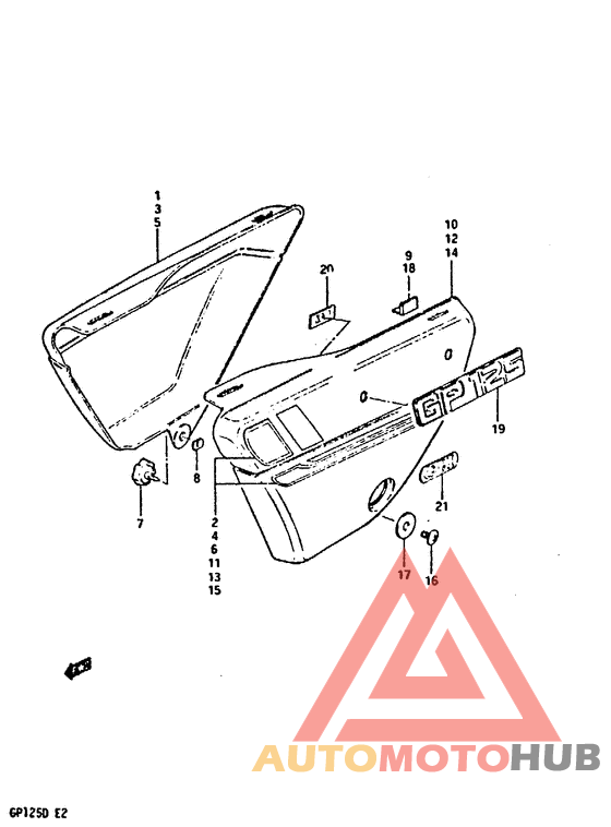 Обтекатель задний