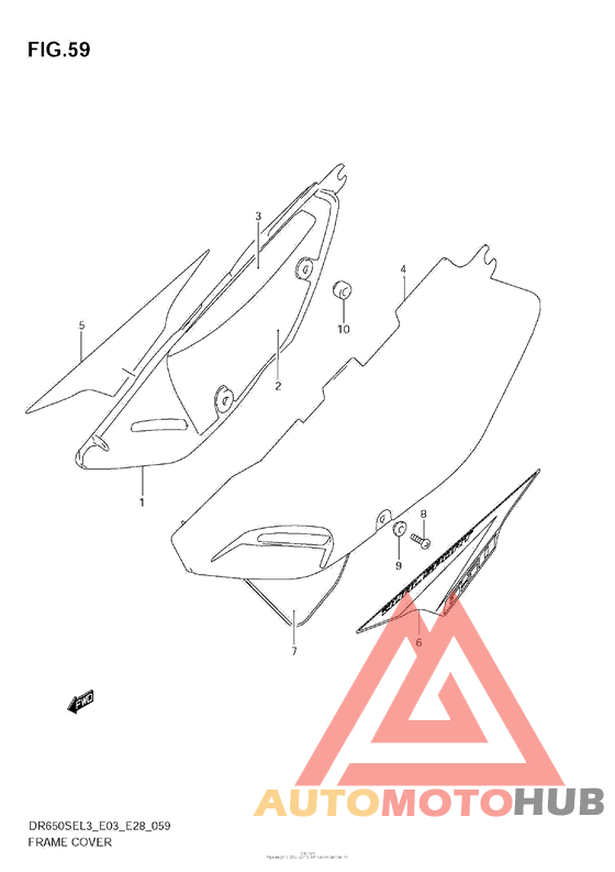 Обтекатель рамы