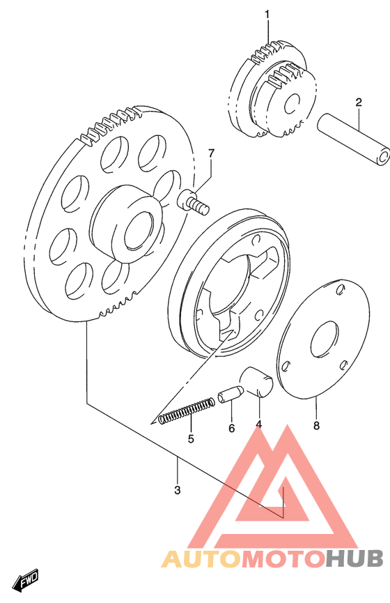Муфта стартера