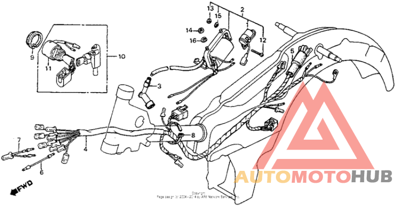 Wire harness + ignition coil