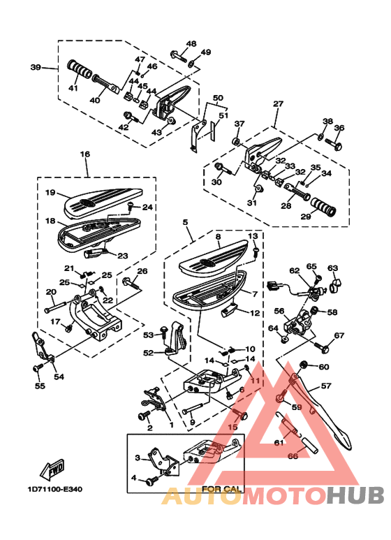 Support & repose pied