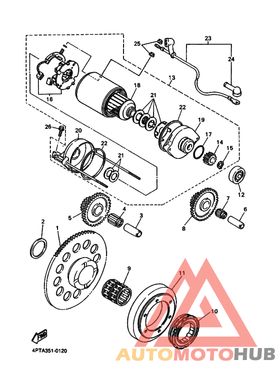 Муфта стартера