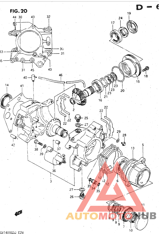Secondary drive gear