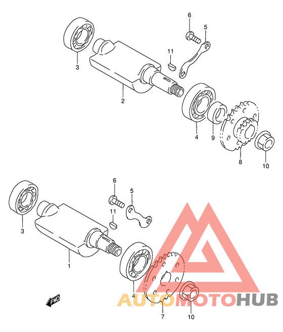 Балансир кривошипа