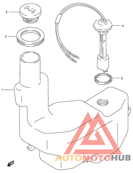 Бак масляный