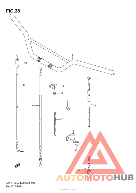Handlebar (Dr-Z125 E33)