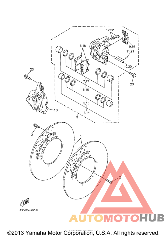 Передний суппорт