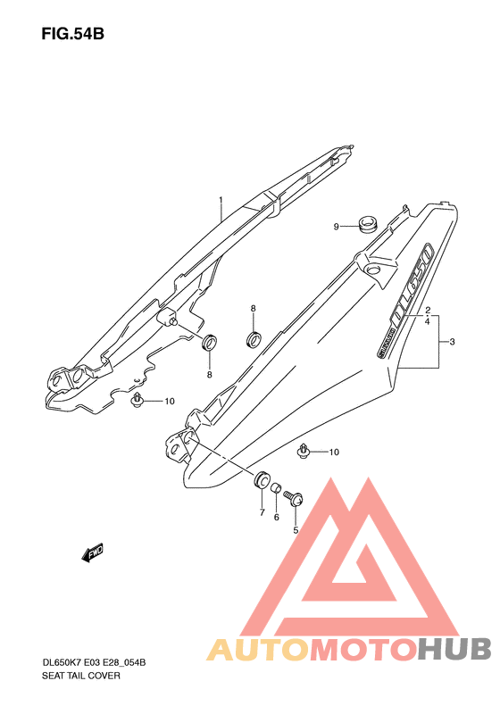 Обтекатель сидения