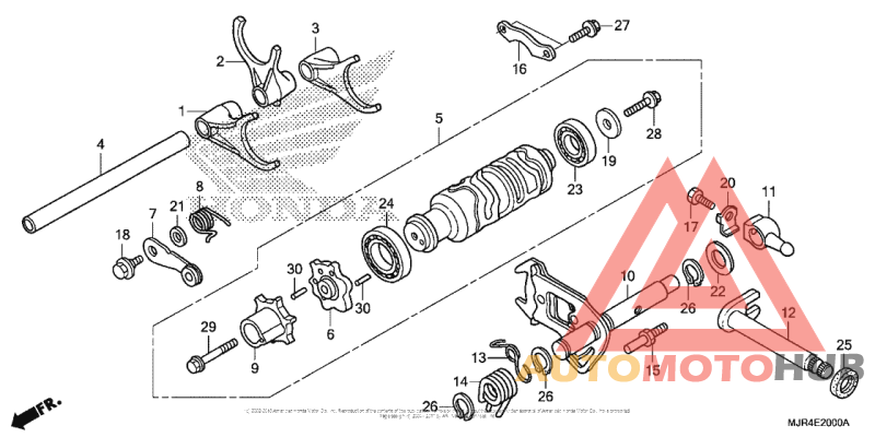 Shift Drum + Shift Fork