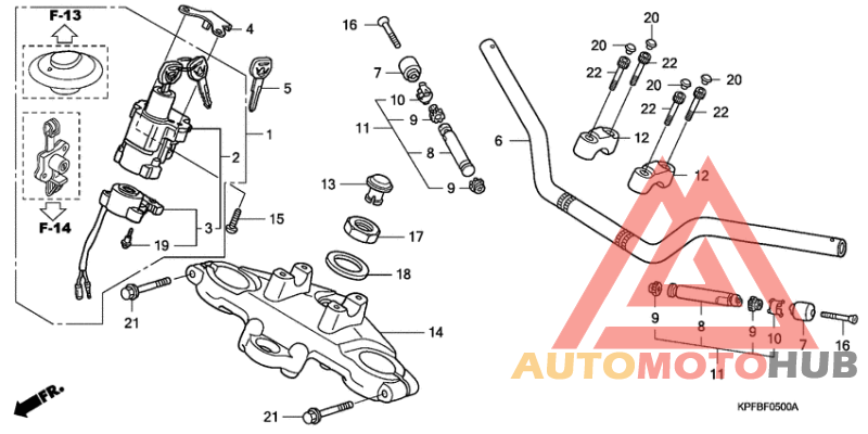 Handle pipe/top bridge