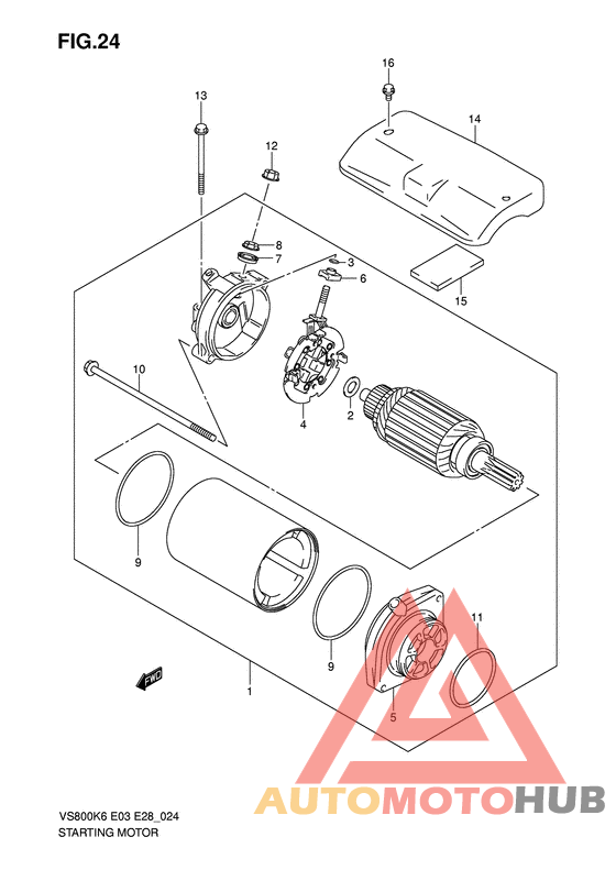 Стартерный мотор