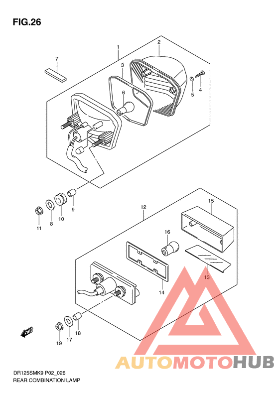 Rear combination  lamp
