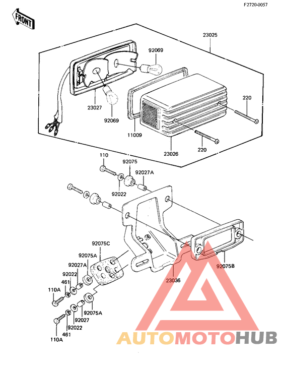 Taillight unit ass`y