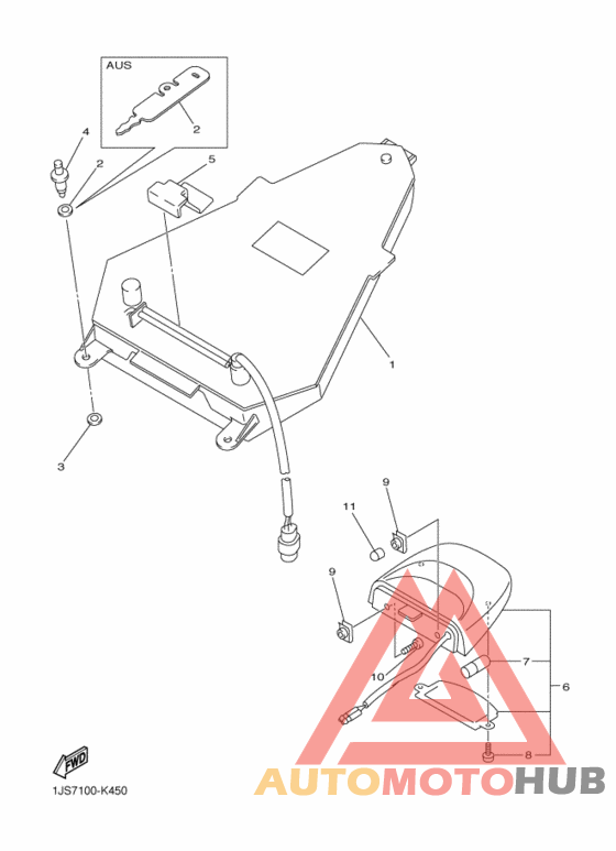 Taillight unit ass`y