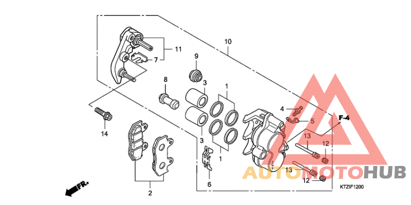 Передний суппорт