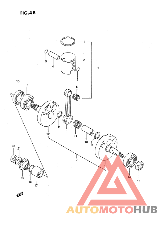 Вал коленчатый
