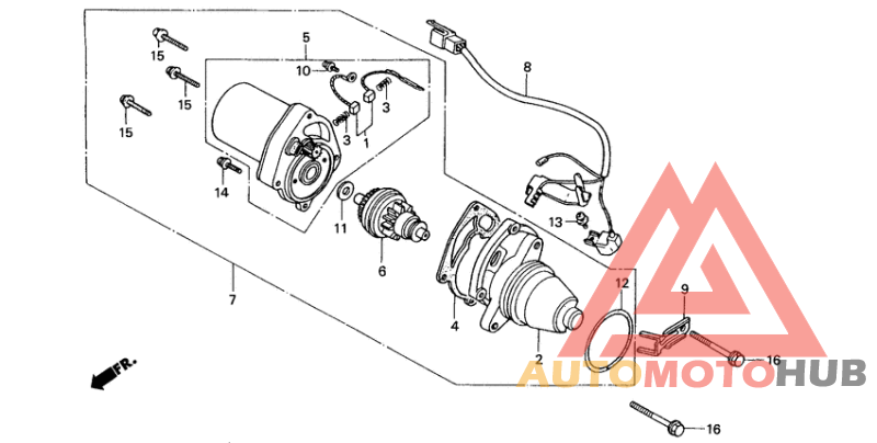 Стартерный мотор