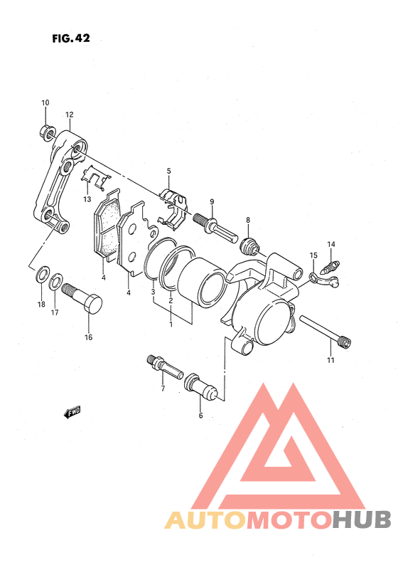 Передний суппорт