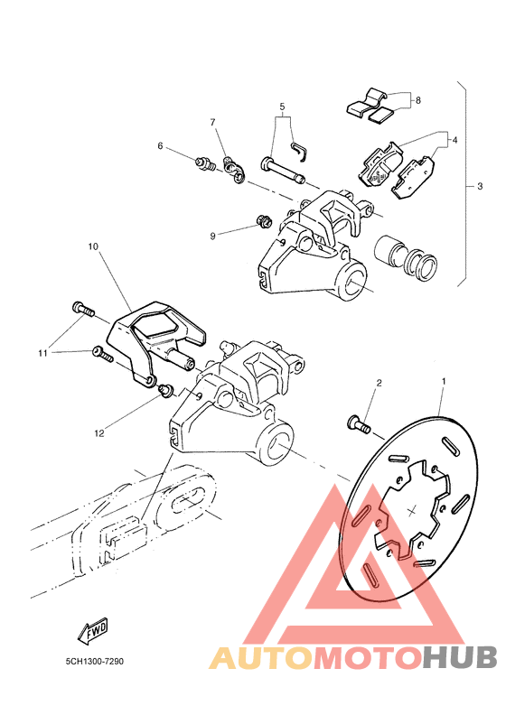 Задний суппорт