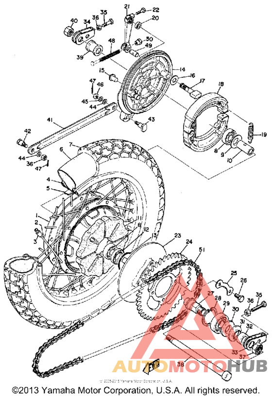 Переднее колесо