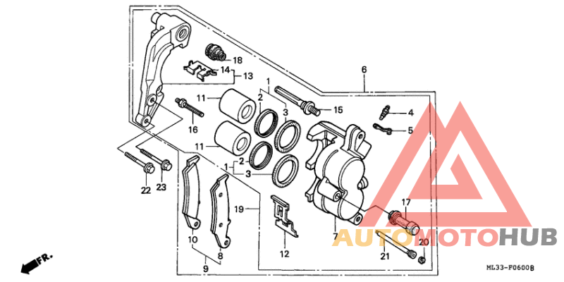 Передний суппорт