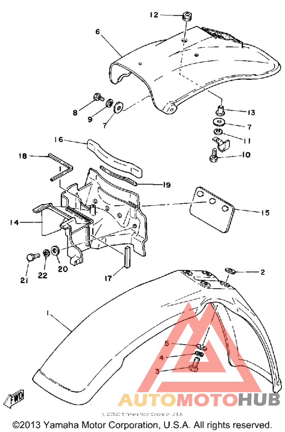 Front fender - rear fender