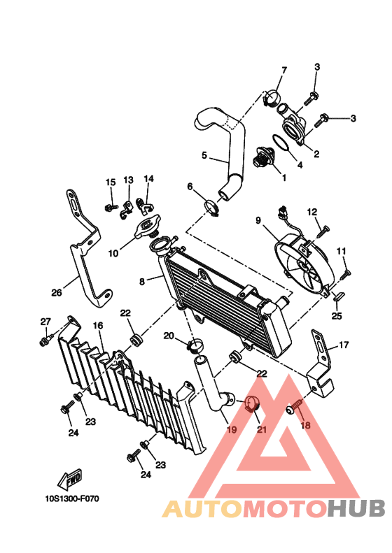 Радиатор и шланг