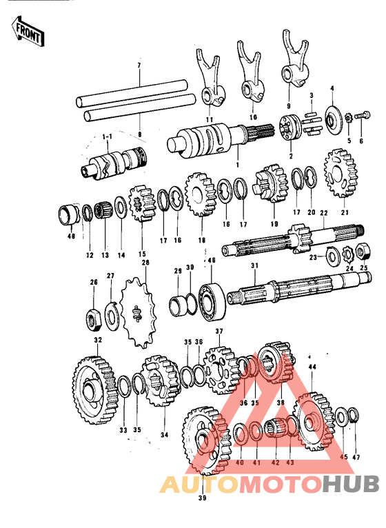 Transmission/change drum
