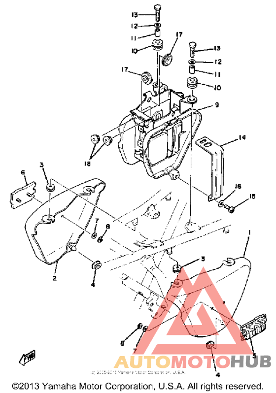 Side cover - battery box