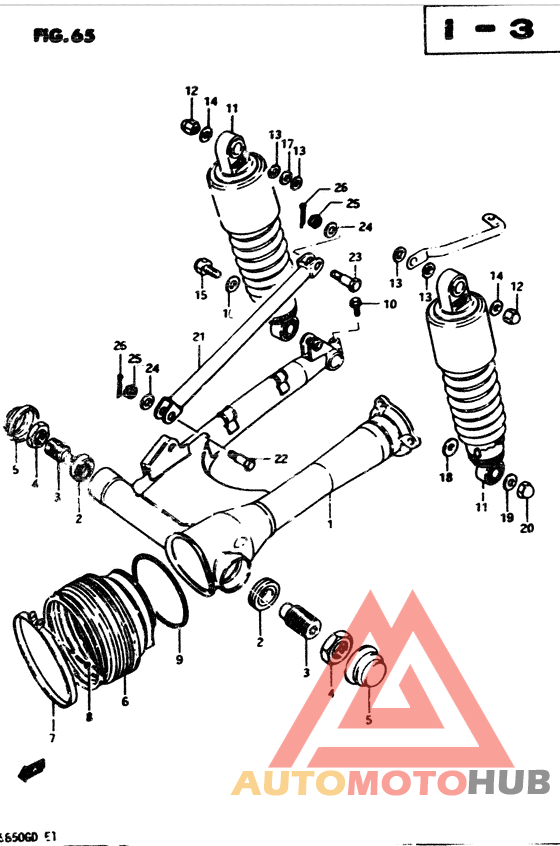 Маятник задний