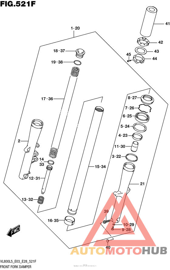 Front Fork Damper (Vl800Bl5 E28)