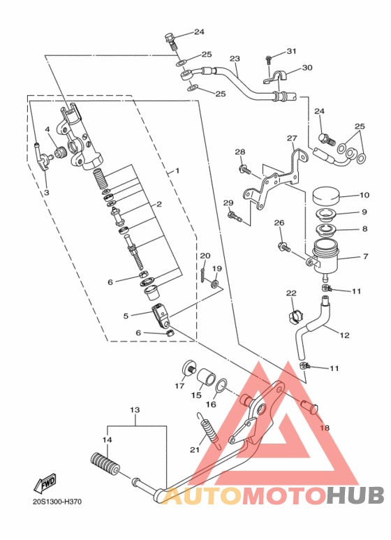 Задний торм цилиндр