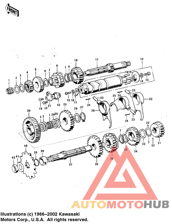 Transmission/change drum