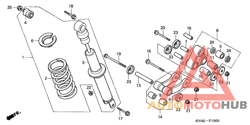 Rear cushion