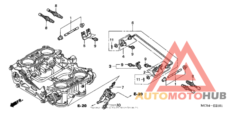 Throttle body (comp.)