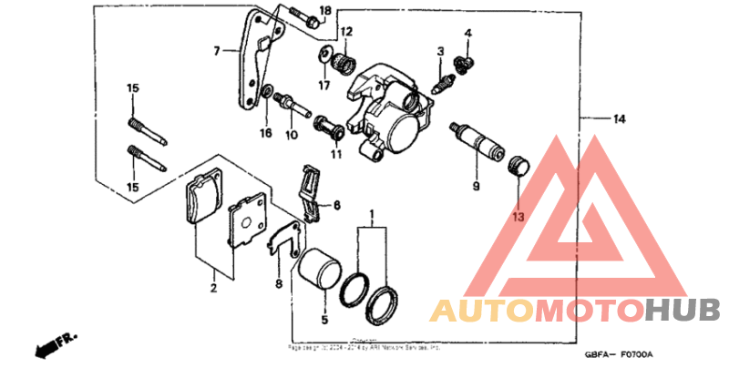 Передний суппорт