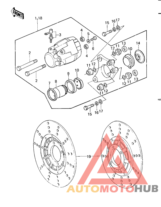 Передний суппорт