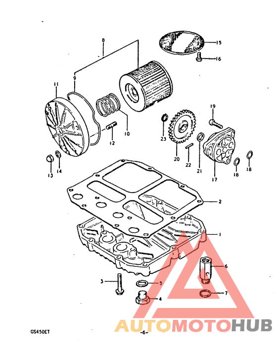 Filter - oil pump