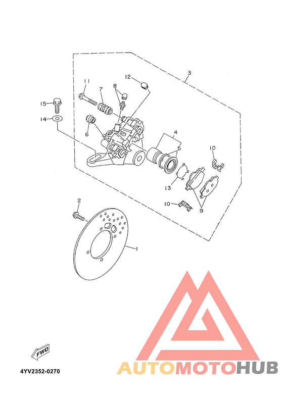 Задний суппорт