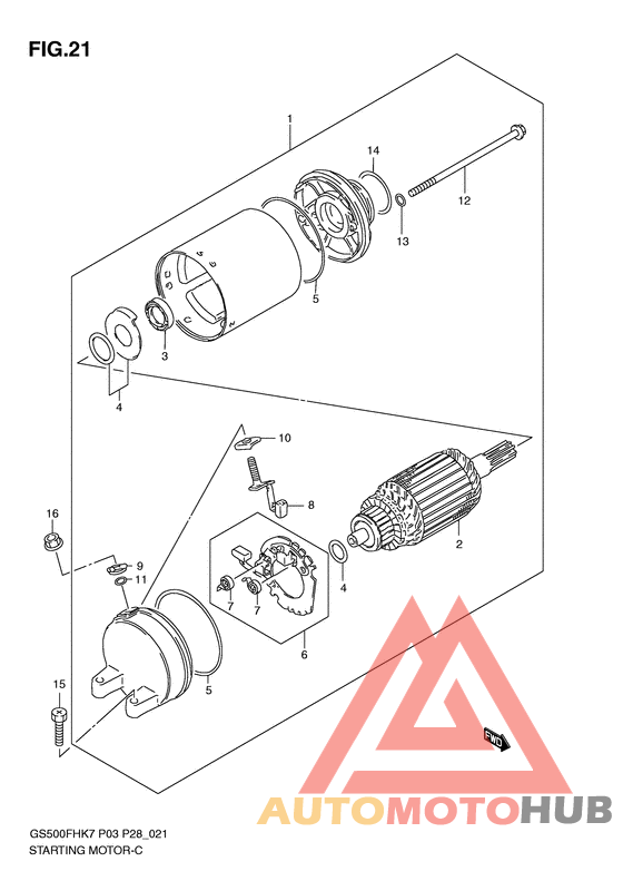 Стартерный мотор