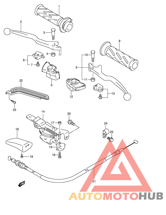 Рулевой рычаг