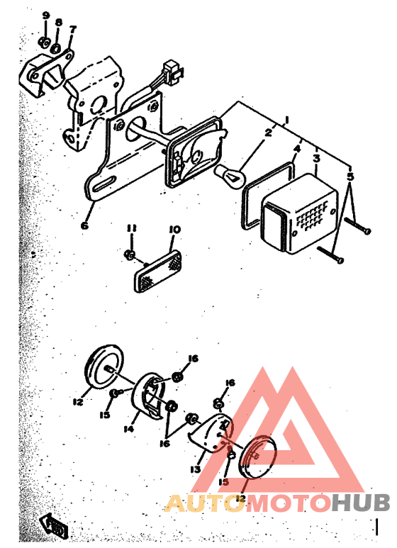 Taillight unit ass`y