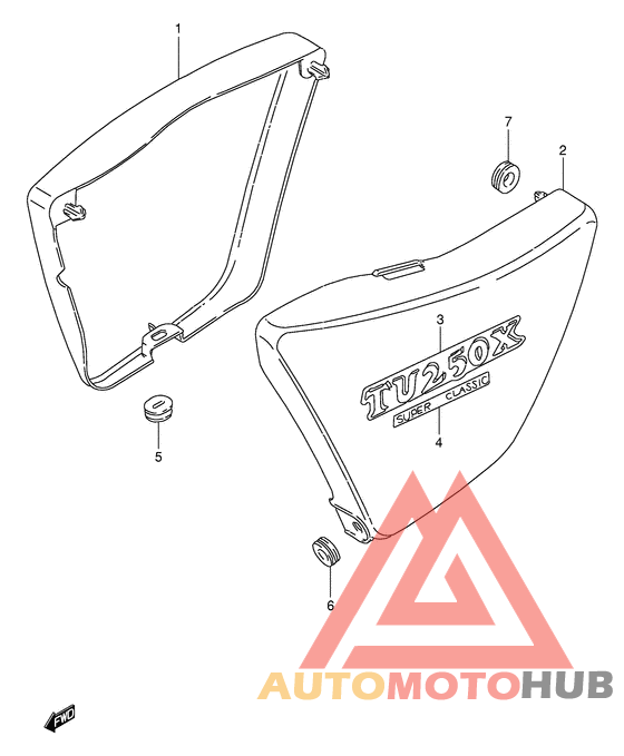 Обтекатель задний