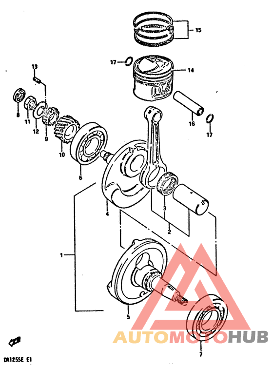 Вал коленчатый
