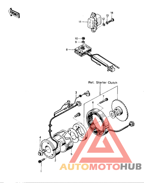 Generator/regulator/rectifier