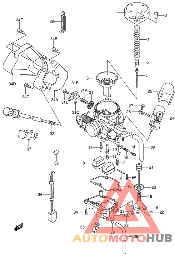 Carburetor assy