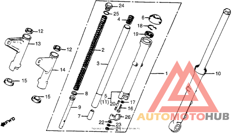 Cm400t/afront fender 79-80